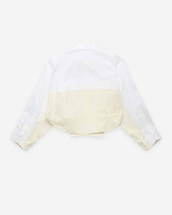 Mm6 - Women's Long-Sleeved Shirt - (White/Ivory)