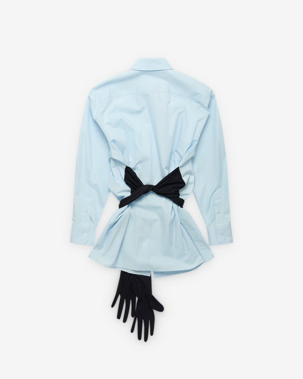 Mm6 - Women's Long Sleeved Shirt - (Blue)