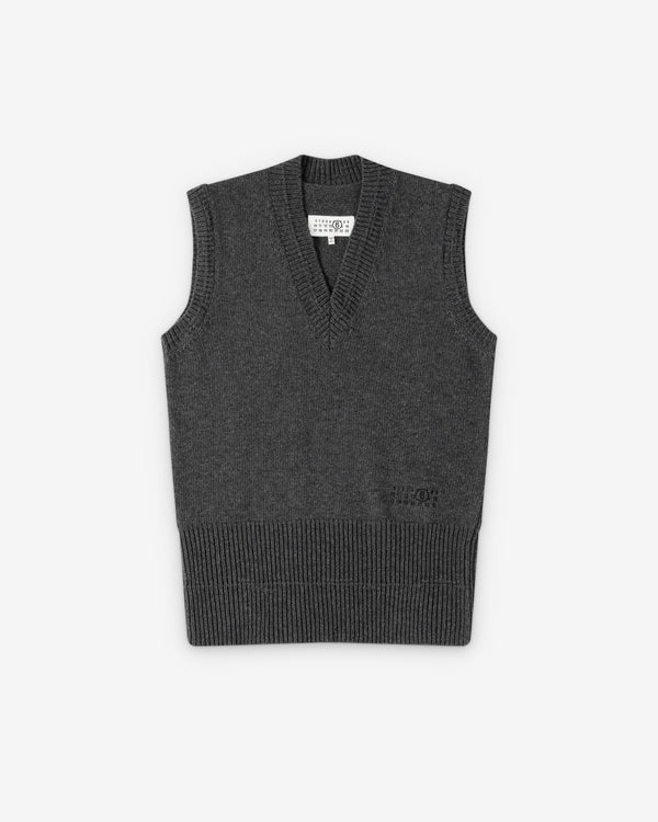 MM6 - Women's V-Neck Vest - (Grey)