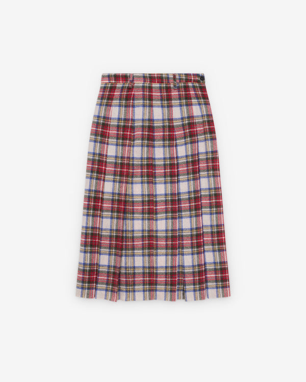 Mm6 - Women's Kilt Skirt - (Check)