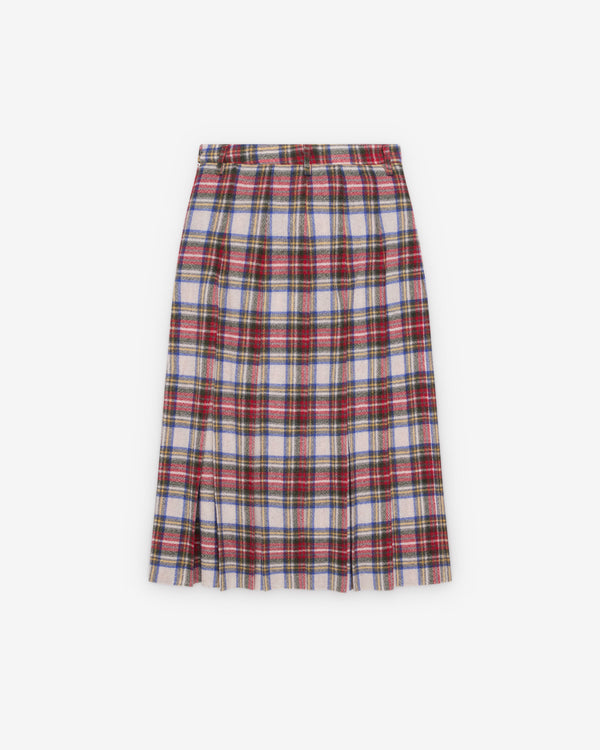 Mm6 - Women's Kilt Skirt - (Check)