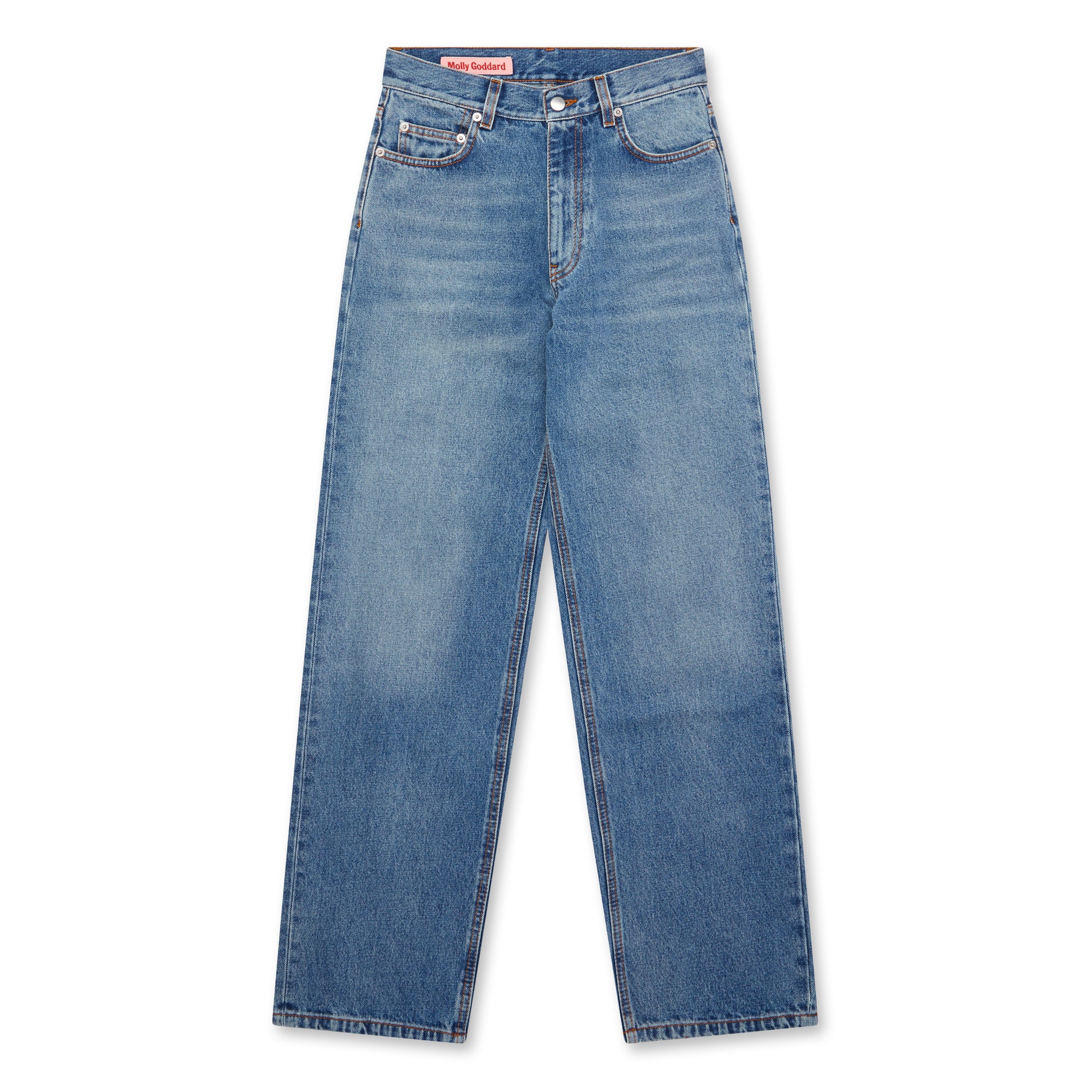Molly Goddard - Women’s Lily Jeans - (Blue Wash) view 1
