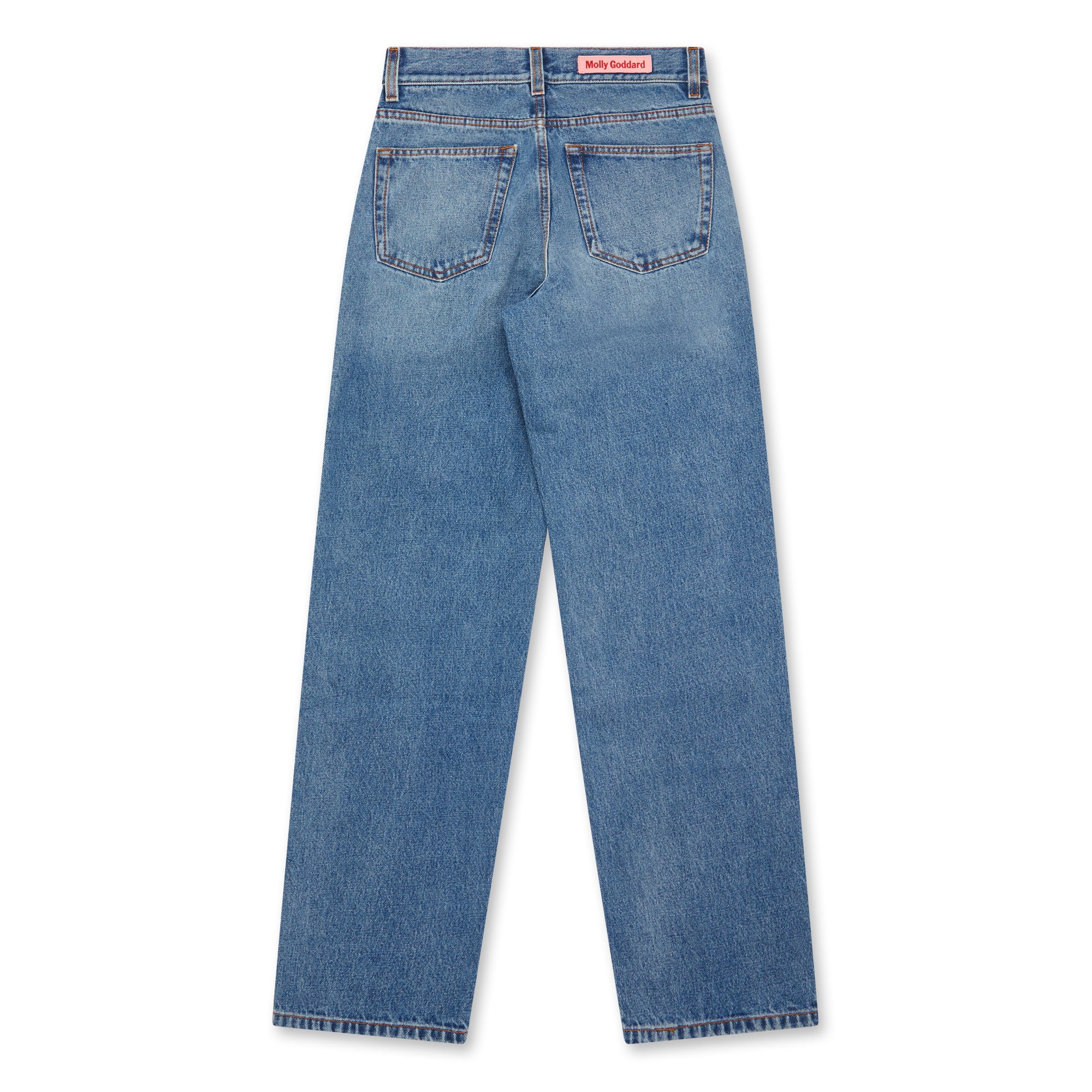 Molly Goddard - Women’s Lily Jeans - (Blue Wash) view 2