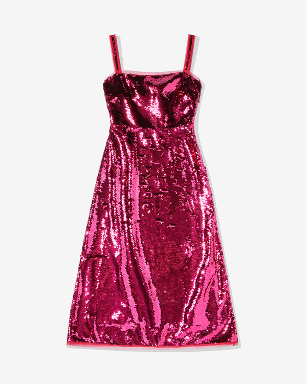 Molly Goddard - Women's Miranda Midi Strap Dress - (Pink)