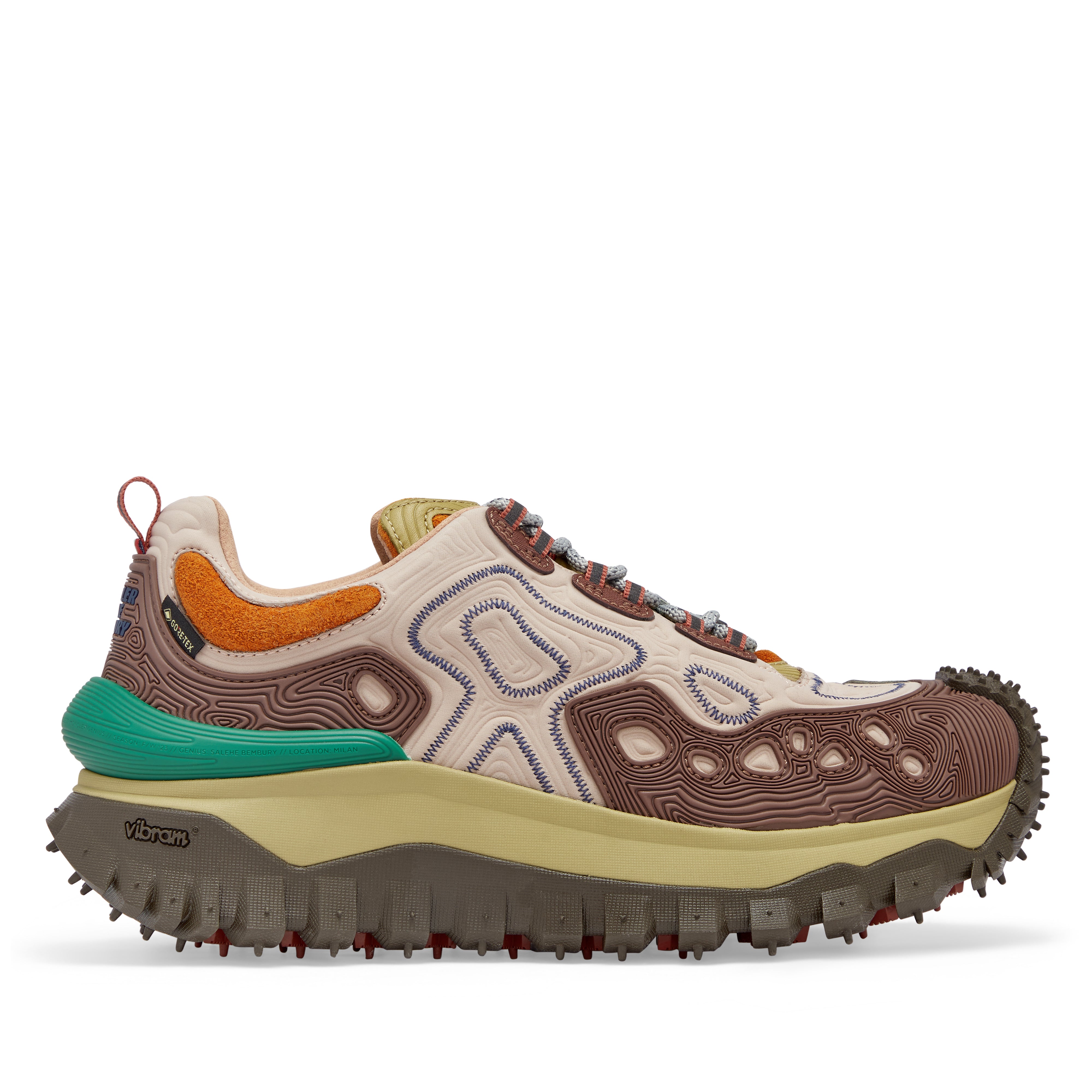 Moncler - Men's Trailgrip Grain Low Top Sneaker - (Multi) | Dover ...
