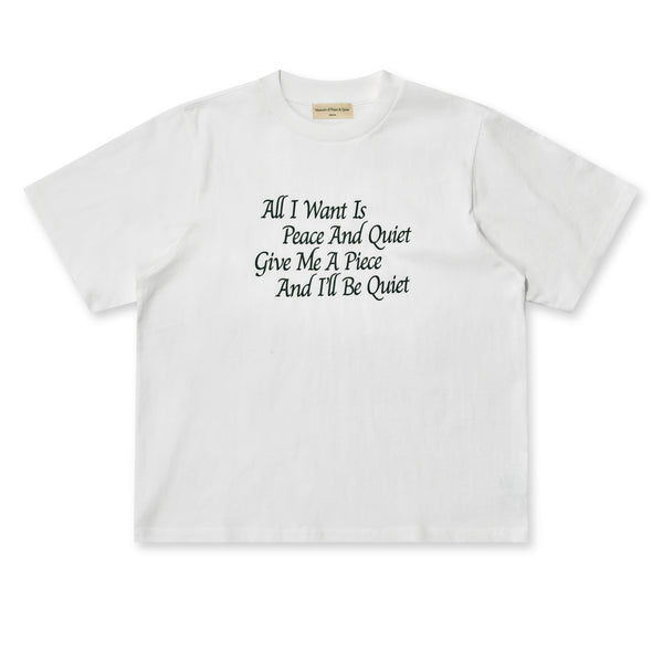 Museum Of Peace And Quiet - Men’s Haiku T-Shirt - (White)
