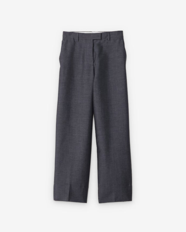 Miu Miu - Women's Kid Mohair Pants - (Anthracite Gray)