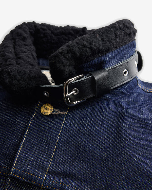 Sacai - Men's Levi's Sherpa Jacket - (Rigid Indigo)