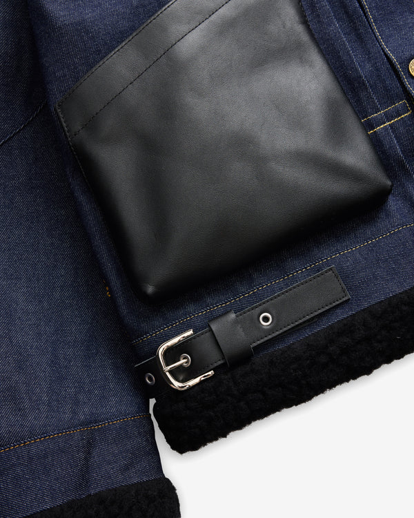 Sacai - Men's Levi's Sherpa Jacket - (Rigid Indigo)