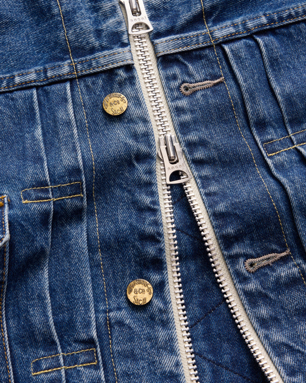 Sacai - Men's Levi's Blouson Jacket - (Washed Indigo)
