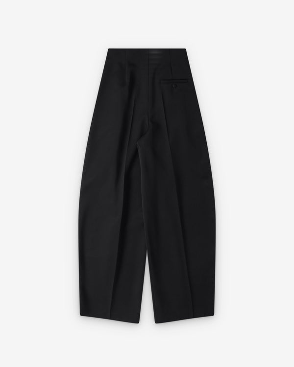 Mugler - Women's Wide Pleated Trousers - (Black)