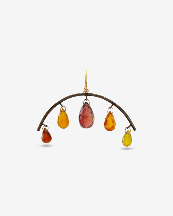 Dalila Barkache - Multi Drop Tourmaline Earring - (gold)