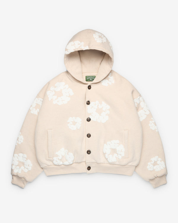 Denim Tears - Men's MVP Cardigan Hoodie - (Oatmeal)