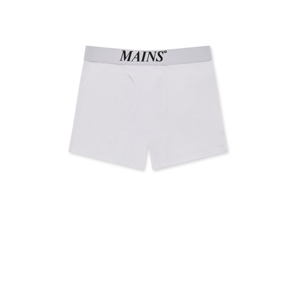 MAINS - Men's Boxer Shorts - (White)