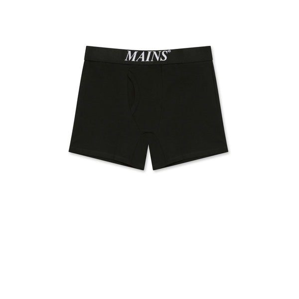 MAINS - Men's Boxer Shorts - (Black)