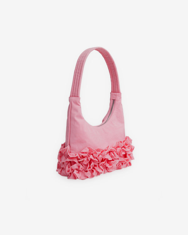 Molly Goddard - Baggu Mini Ruffle Shoulder Bag - (Pink)