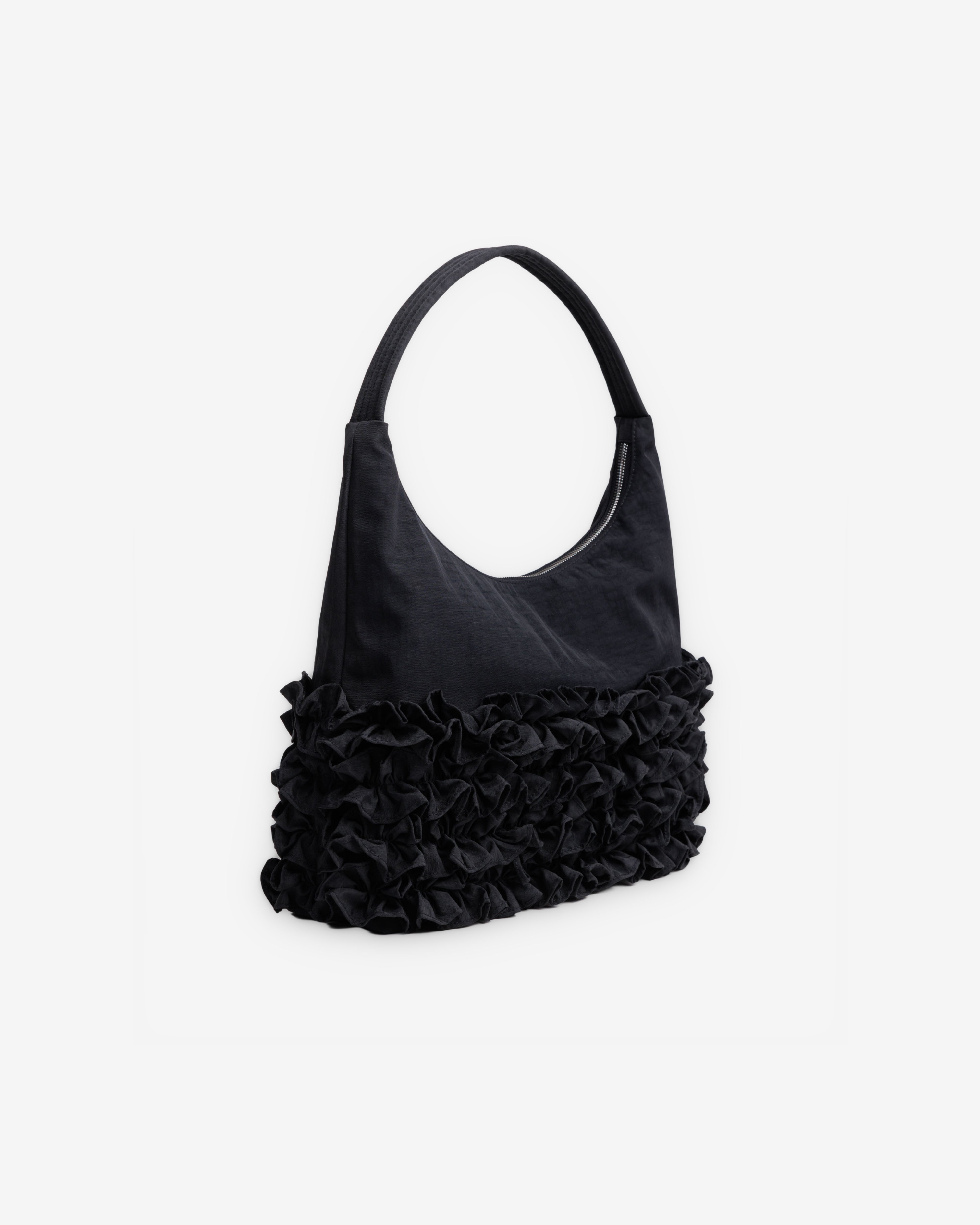 ⭐︎ Baggu × Molly Goddard ⭐︎ Ruffle Baggu Ruffle Shoulder Bag Black - Baggu