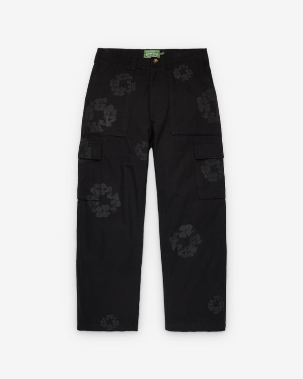Denim Tears - Men's Mono Wreath Cargo Pant - (Black)
