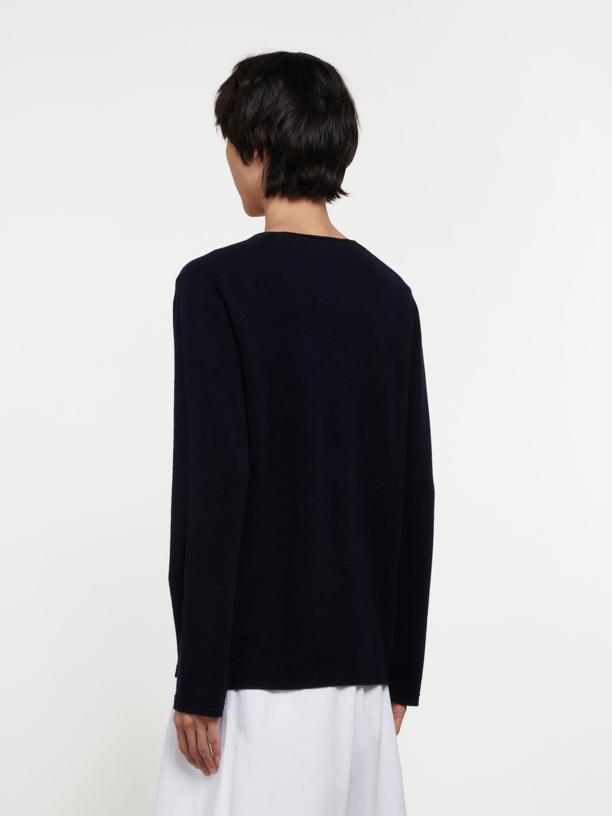 CDG Shirt - Lacoste Men’s Knit Sweater - (Black) view 3