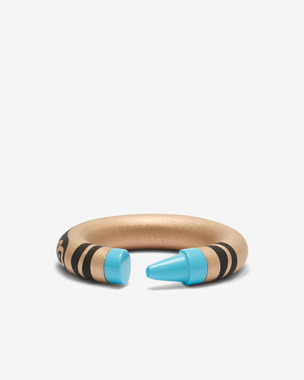 Nadine Ghosn -  Crayola Ring - (Rose Gold/Turquoise)