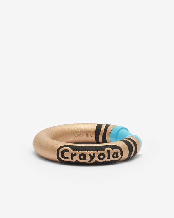 Nadine Ghosn -  Crayola Ring - (Rose Gold/Turquoise)