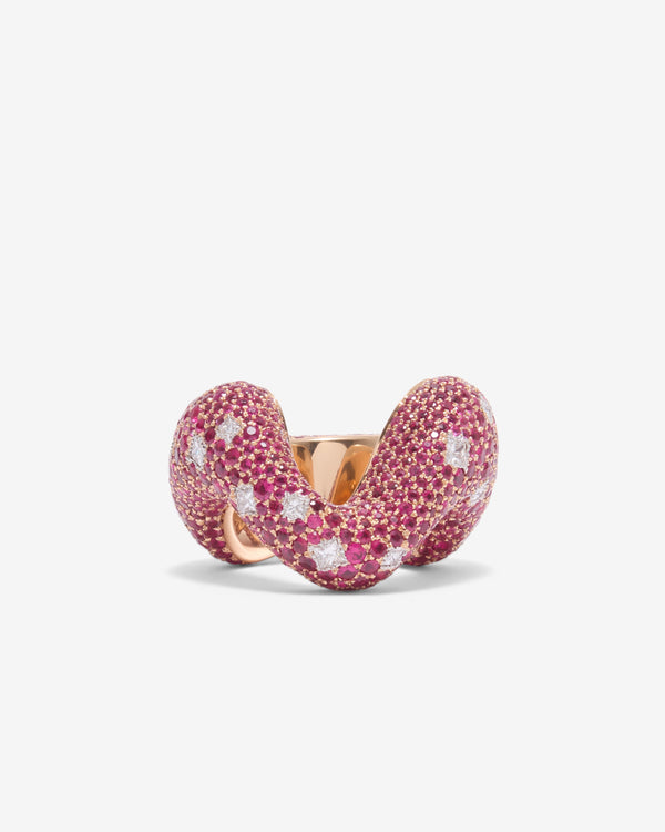Nadine Ghosn - Toothpaste Pinky Ring - (Rose Gold)