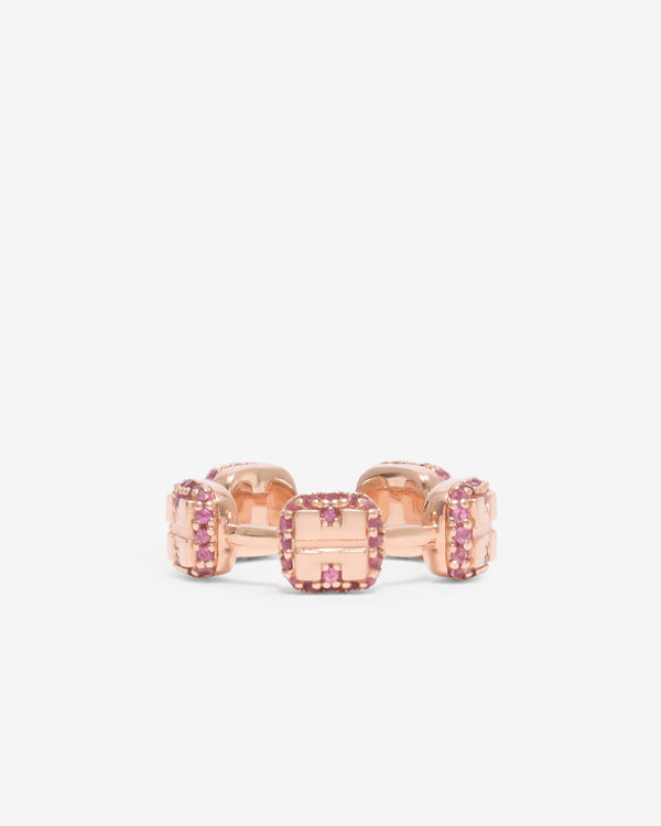 Nadine Ghosn -  Braces Pinky Ring - (Rose Gold)