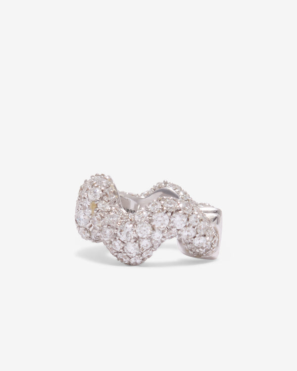 Nadine Ghosn - Ear Cuff - (White Gold)