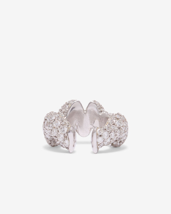 Nadine Ghosn - Ear Cuff - (White Gold)
