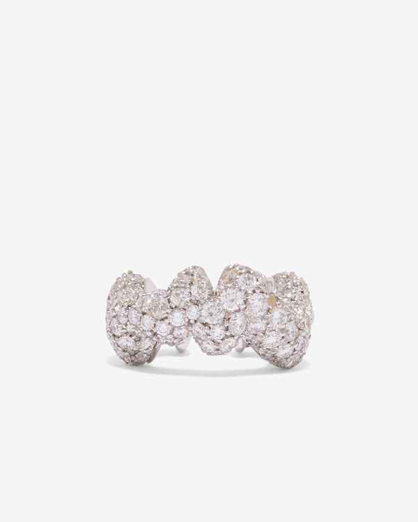 Nadine Ghosn - Ear Cuff - (White Gold)