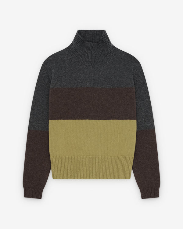 Namacheko - Men's Gareth Highneck - (Green/Brown/Grey)