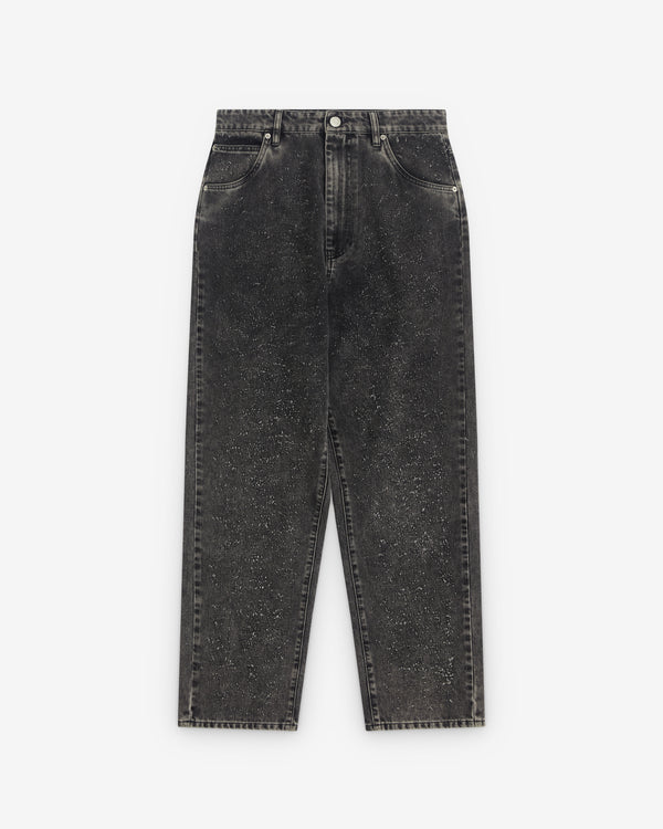 Namacheko - Men’s Edmund Hand Pilled Jeans Wide - (Grandine Dark Grey)