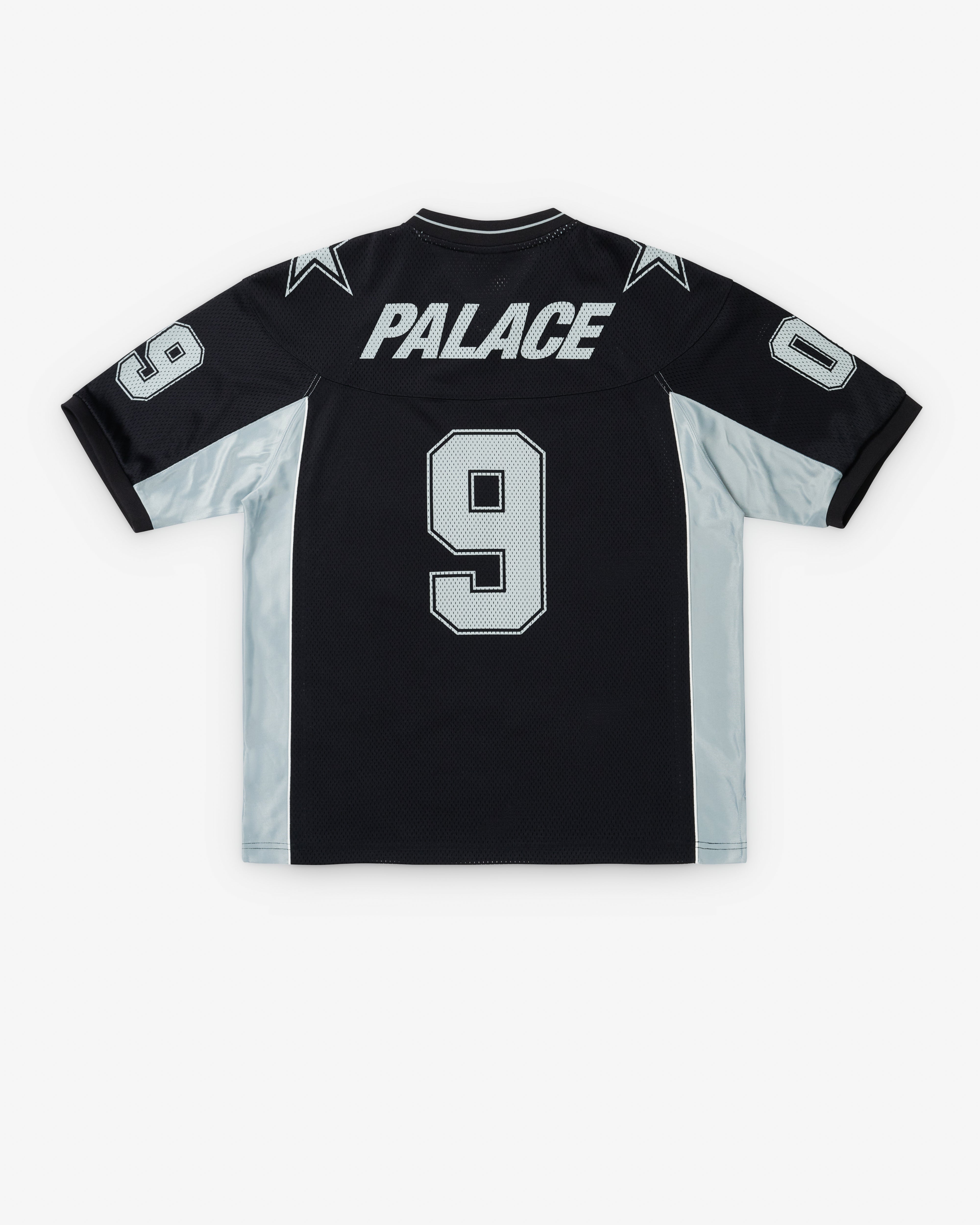 Palace: Men's Nein Mesh Jersey (Black) | Dover Street Market London
