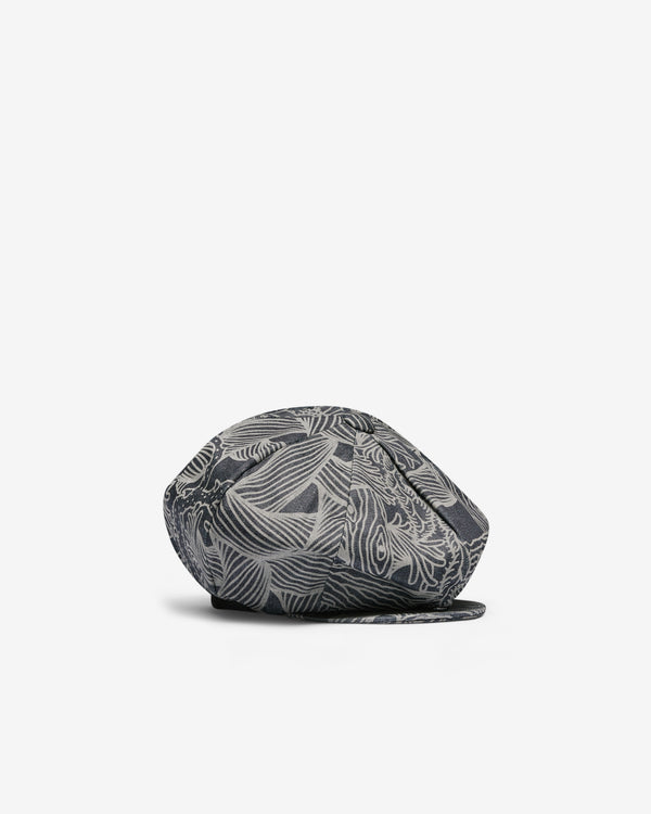 Christopher Nemeth - Men’s Flat Peak Hat - (Vine Print)