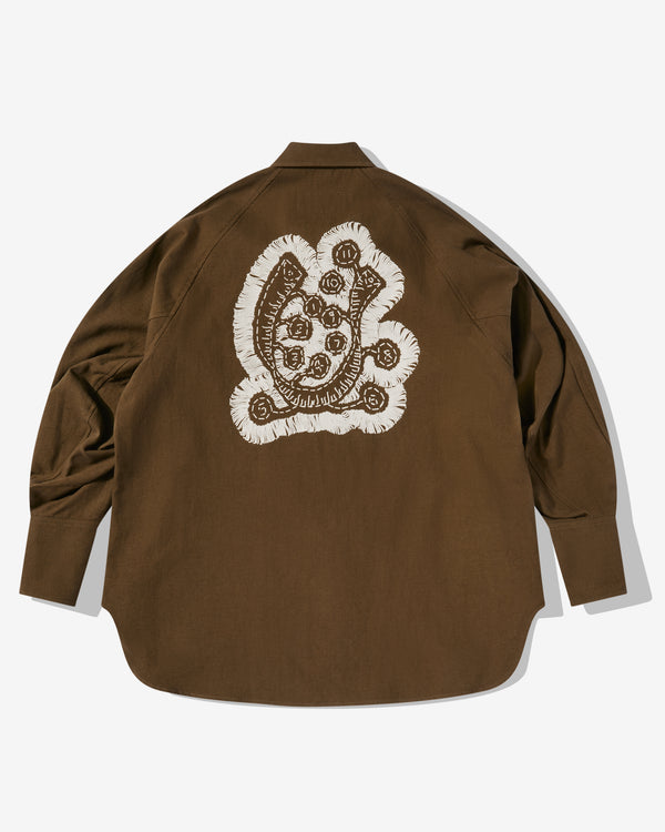 Christopher Nemeth - Men’s Raglan Sleeve Shirt - (Khaki)