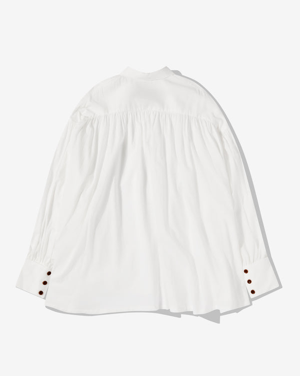 Christopher Nemeth - Men’s Pleated Shirt - (Off White)