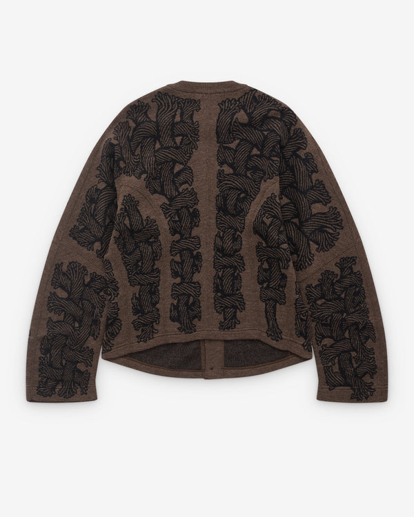 Christopher Nemeth - Men's Cardigan - (Light Brown)