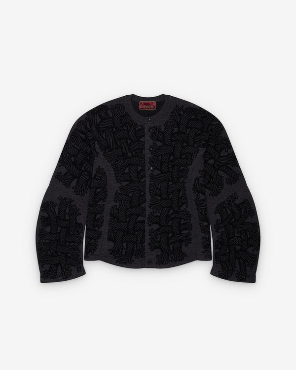 Christopher Nemeth - Men's Cardigan 203K - (Dark Grey)