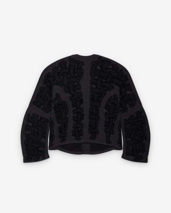 Christopher Nemeth - Men's Cardigan 203K - (Dark Grey)