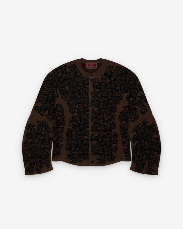 Christopher Nemeth - Men's Cardigan 203K - (Brown)