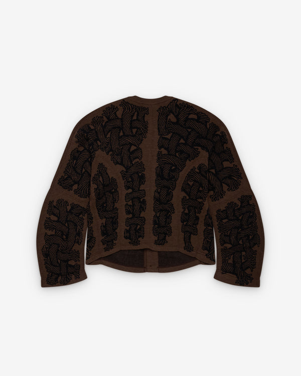 Christopher Nemeth - Men's Cardigan 203K - (Brown)