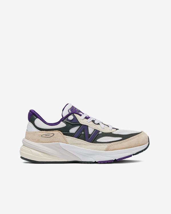 New Balance - Men's U990WB6 - (White/Black/Plum)