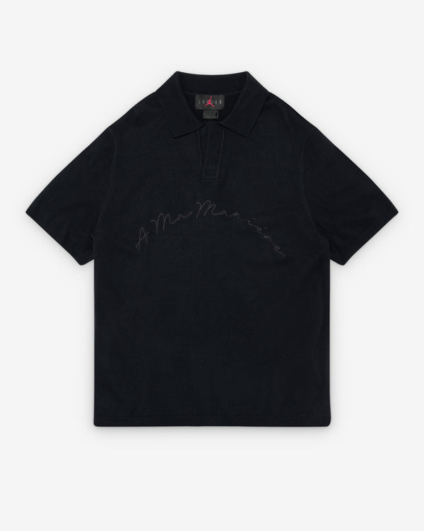 Nike - Men's Jordan A Ma Maniére Knit Polo - (Black)
