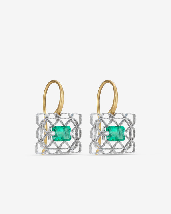 Nikolle Radi - Frame Earrings - (Gold)