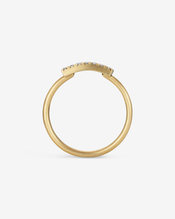 Nikolle Radi - Square Pave Ring - (Gold)