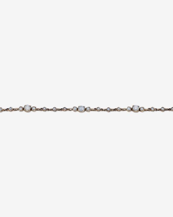 Noguchi Bijoux  - Diamond Clustered Bracelet -  (Yellow Gold)