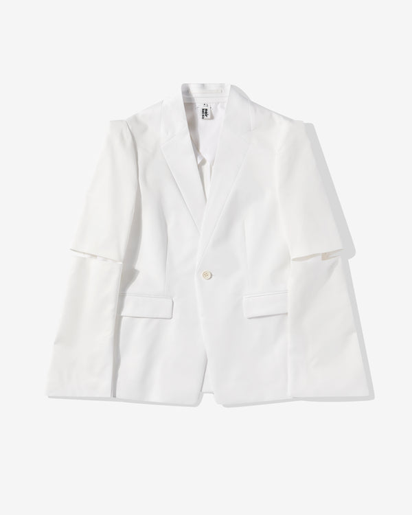 Noir Kei Ninomiya - Women's Cotton Polyester Jacket - (White)