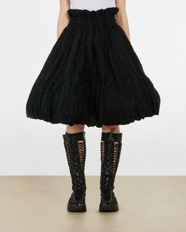 Noir Kei Ninomiya - Women’s Jacquard Voluminous Hem Skirt - (Black)