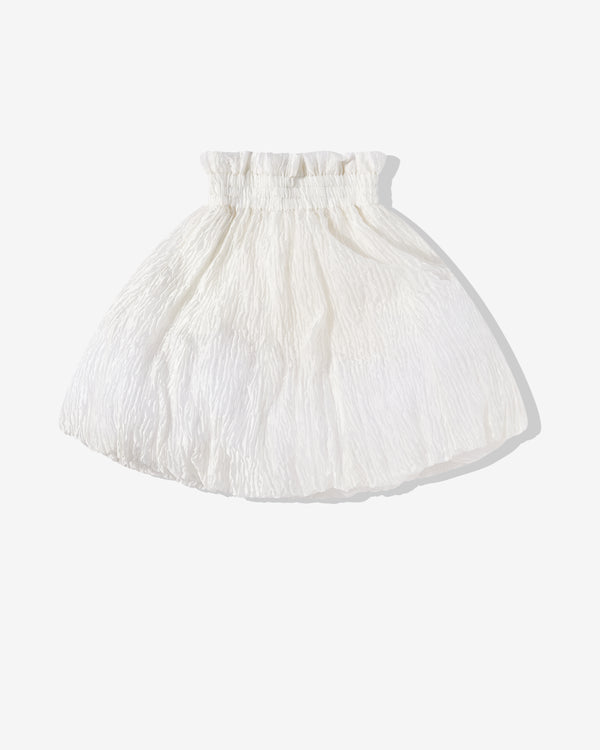 Noir Kei Ninomiya - Women's Jacquard Voluminous Hem Skirt - (White)