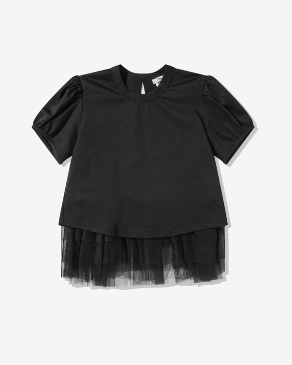 Noir Kei Ninomiya - Women's Tulle Layered T-Shirt - (Black)